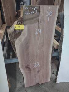 lot 19 image: Black Walnut Slab