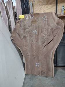 lot 27 image: Black Walnut Slab