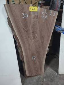 lot 28 image: Black Walnut Slab