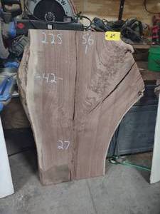 lot 29 image: Black Walnut Slab