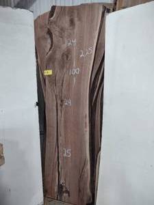 lot 31 image: Black Walnut Slab