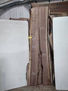 lot 32 image: Black Walnut Slab