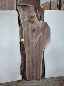lot 33 image: Black Walnut Slab