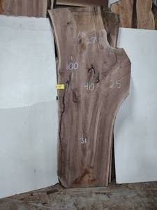 lot 34 image: Black Walnut Slab