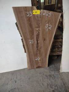 lot 35 image: Black Walnut Slab