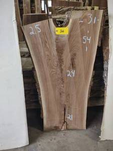 lot 36 image: Black Walnut Slab