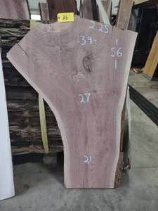 lot 38 image: Black Walnut Slab