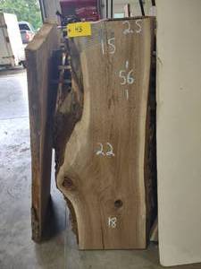 lot 43 image: Black Walnut Slab