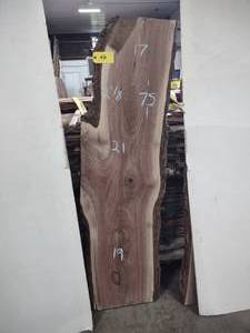 lot 46 image: Black Walnut Slab