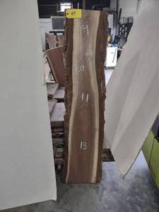 lot 49 image: Black Walnut Slab