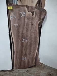 lot 68 image: Black Walnut Slab