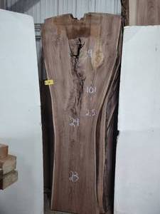 lot 70 image: Black Walnut Slab