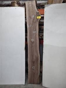 lot 54 image: Black Walnut Slab
