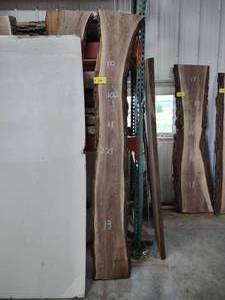 lot 56 image: Black Walnut Slab