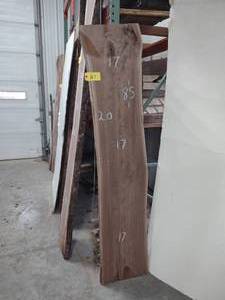lot 57 image: Black Walnut Slab