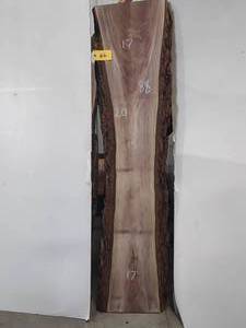 lot 66 image: Black Walnut Slab