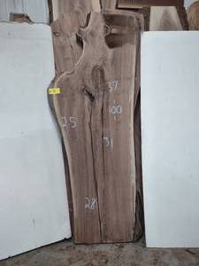 lot 71 image: Black Walnut Slab
