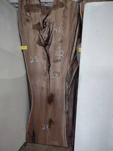 lot 74 image: Black Walnut Slab