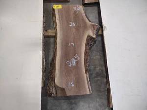 lot 76 image: Black Walnut Slab