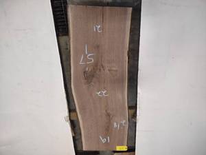 lot 77 image: Black Walnut Slab