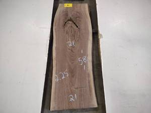lot 80 image: Black Walnut Slab