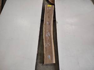 lot 81 image: Black Walnut Slab