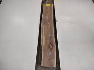 lot 82 image: Black Walnut Slab