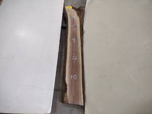 lot 83 image: Black Walnut Slab