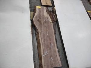 lot 86 image: Black Walnut Slab