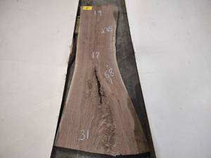 lot 89 image: Black Walnut Slab