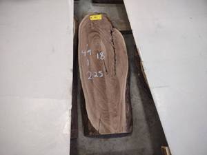 lot 91 image: Black Walnut Slab