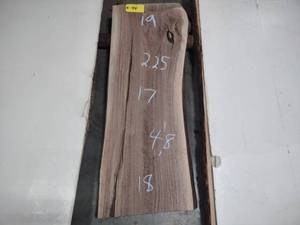 lot 94 image: Black Walnut Slab