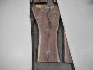 lot 100 image: Black Walnut Slab