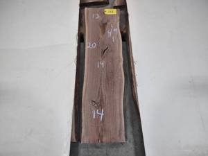 lot 103 image: Black Walnut Slab