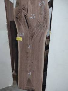 lot 112 image: Black Walnut Slab