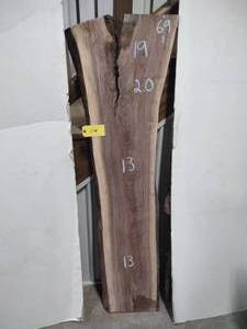 lot 114 image: Black Walnut Slab