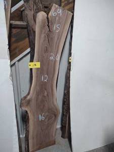 lot 115 image: Black Walnut Slab
