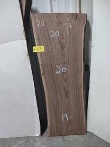 lot 117 image: Black Walnut Slab