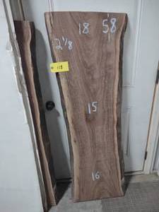 lot 118 image: Black Walnut Slab