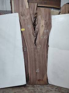 lot 125 image: Black Walnut Slab
