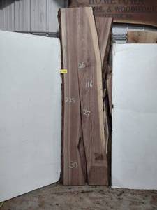 lot 126 image: Black Walnut Slab