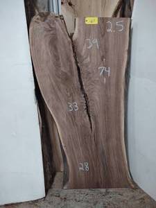 lot 127 image: Black Walnut Slab
