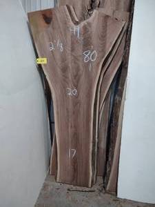 lot 130 image: Black Walnut Slab