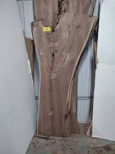 lot 136 image: Black Walnut Slab