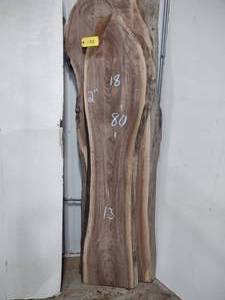 lot 138 image: Black Walnut Slab
