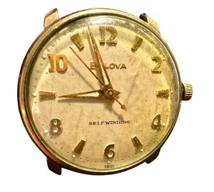 lot 44M image: Vintage Bulova Self-Winding Watch Face