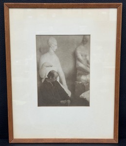 lot 27 image: Photograph of Ivan Mestrovic in His Studio, Zagreb, August 1924