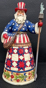 lot 64S image: Jim Shore Heartwood Creek Perfectly Festive In All Fifty States Figurine