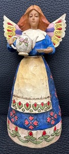 lot 163S image: Jim Shore Heartwood Creek Angel of Hospitality Figurine