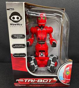 lot 27RO image: Tri-Bot Interactive Robot by WowWee - New In Box